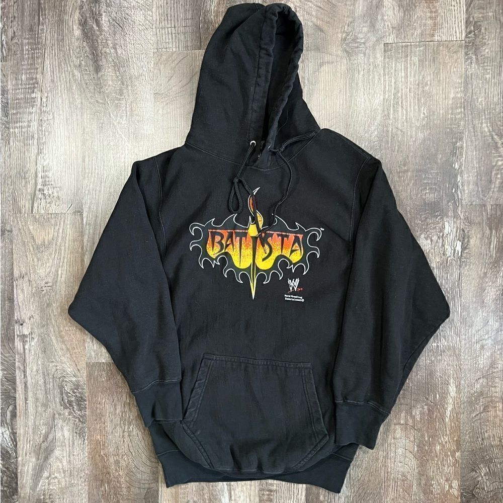 Vintage Batista WWE Wrestling Hoodie